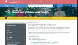 
							         Division of Human Resources - Employment - CT.gov								  
							    