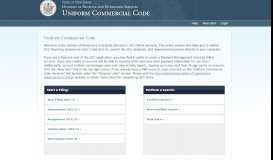 
							         Division of Revenue & Enterprise Services : Uniform Commercial Code								  
							    