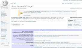 
							         Dixie Technical College - Wikipedia								  
							    