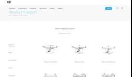 
							         DJI Support - All Products								  
							    