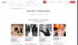 
							         DJs in Schaumburg - Yelp								  
							    
