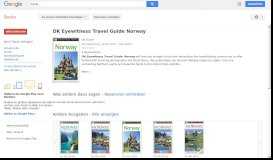 
							         DK Eyewitness Travel Guide Norway								  
							    