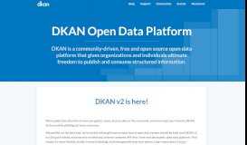 
							         DKAN Open Data Platform								  
							    