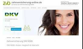 
							         DKV KDBS - Tarife - Zahnversicherung-Online Ihr Portal für ...								  
							    