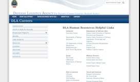 
							         DLA Human Resources Helpful Links								  
							    
