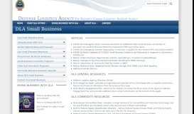 
							         DLA Small Business Resources - Defense Logistics Agency								  
							    