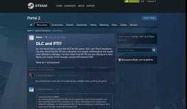 
							         DLC and PTI? :: Portal 2 General Discussions - Steam Community								  
							    