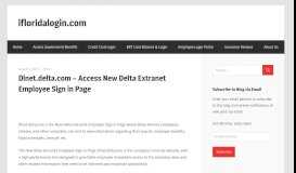 
							         Dlnet.delta.com - Access New Delta Extranet Employee Sign ...								  
							    