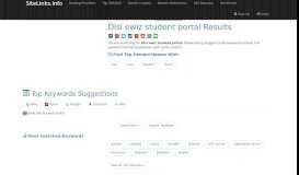 
							         Dlsl ewiz student portal Results For Websites Listing - SiteLinks.Info								  
							    