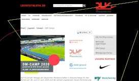 
							         DM-Camps | Das Leichtathletik-Portal - Leichtathletik.de								  
							    