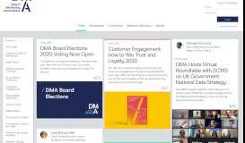 
							         DMA - Data and Marketing Association | DMA								  
							    
