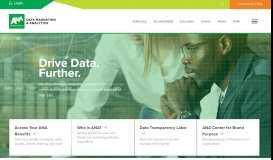 
							         DMA - Data & Marketing Association - The DMA								  
							    