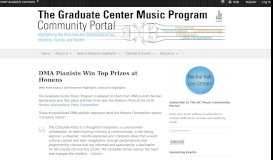 
							         DMA Pianists Win Top Prizes at Honens - GC Music Program ...								  
							    