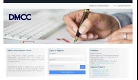 
							         DMCC eProcurement Portal								  
							    