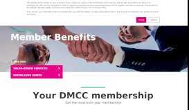 
							         DMCC Member Benefits								  
							    