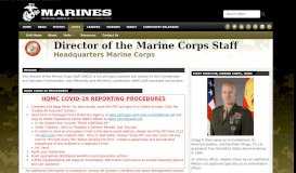 
							         DMCS Home - Headquarters Marine Corps								  
							    