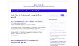 
							         DMI St. Eugene University Students Portal Archives - Zambiainfo								  
							    