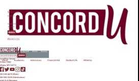 
							         dmusick | Faculty/Staff Directory - Concord University								  
							    
