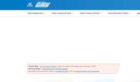
							         DMV Homepage								  
							    