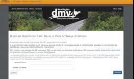 
							         DMV Online Services - WV DMV Skip the Trip! - WV.gov								  
							    