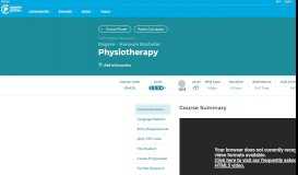 
							         DN420 - Physiotherapy - | CareersPortal.ie								  
							    