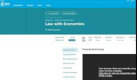 
							         DN600 LES - Law with Economics - - CareersPortal.ie								  
							    