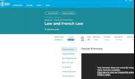 
							         DN600 LFL - Law and French Law - - CareersPortal.ie								  
							    
