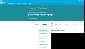 
							         DN600 LPY - Law with Philosophy - | CareersPortal.ie								  
							    