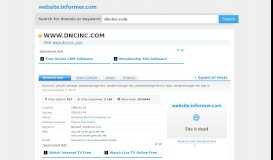 
							         dncinc.com at Website Informer. Visit Dncinc.								  
							    
