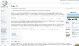 
							         DNV GL - Wikipedia								  
							    