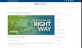 
							         Do Business the Right Way with XOOM Energy | ACN Compass								  
							    
