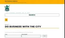 
							         Do Business with the City | City of Detroit								  
							    