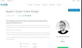 
							         Do I need a Client Portal? | Huddle								  
							    