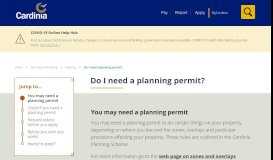 
							         Do I need a planning permit? - Cardinia Shire Council								  
							    