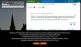 
							         Do I Need Planning Permission? | Dundee City Council								  
							    