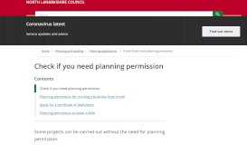 
							         Do I need planning permission? | North Lanarkshire Council								  
							    