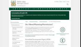 
							         Do I Need Planning Permission? - Ribble Valley Borough Council								  
							    