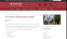 
							         Do I need to check my NCC email? - Northwest Iowa Community ...								  
							    