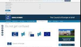 
							         Do not get confused - Council of Europe								  
							    