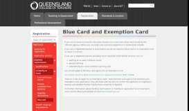 
							         Do teachers need a blue card for teacher registration? Qld | QCT								  
							    