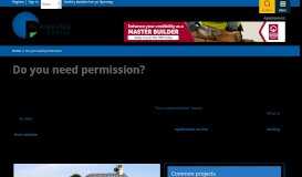 
							         Do you need permission? Information - Planning Portal - Wales								  
							    