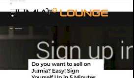 
							         DO YOU WANT TO SELL ON JUMIA? EASY! SIGN UP YOURSELF IN ...								  
							    