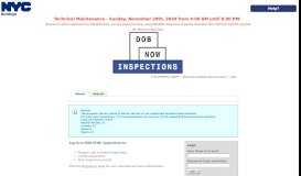 
							         DOB NOW: Inspections - Public Portal - NYC - NYC.gov								  
							    