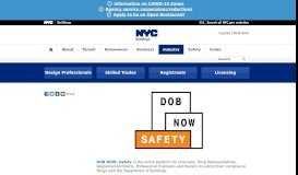 
							         DOB NOW: Safety - NYC.gov								  
							    