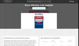 
							         Docs Titlemax. Customer Documents Portal - FreeTemplateSpot								  
							    
