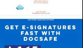 
							         DocSAFE | Secure online office for sharing and storing large files								  
							    