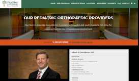 
							         Doctor Albert M. Pendleton - Pediatric Orthopaedic Associates								  
							    