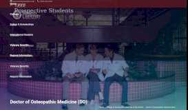 
							         Doctor of Osteopathic Medicine (DO) | Prospective Students								  
							    