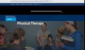 
							         Doctor of Physical Therapy (DPT) Admissions | Physical Therapy ...								  
							    