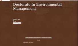 
							         Doctorate In Environmental Management: Real Property ...								  
							    